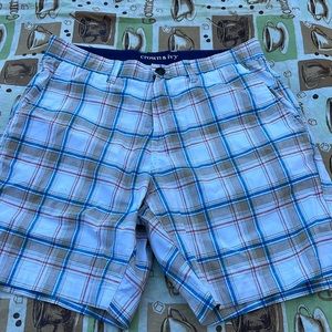 CROWN & IVY SHORTS FOR MEN MOTION&FLEX